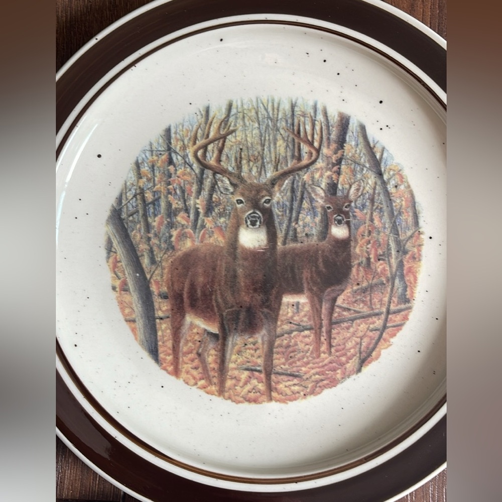 6 Cabelas stoneware plates